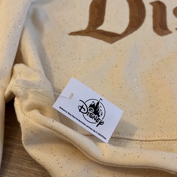 Disney Cream Long Sleeve Top with Mickey Mouse - Picture 8 of 8